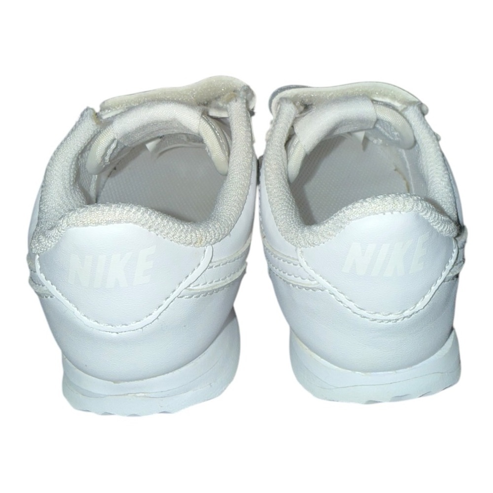 Nike Cortez Basic SL TD 'Triple White' Size 5C - Picture 5 of 7